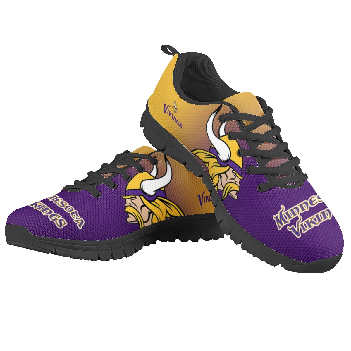 Women's Minnesota Vikings AQ Running NFL Shoes 018 Women's Minnesota Vikings AQ Running NFL Shoes 018